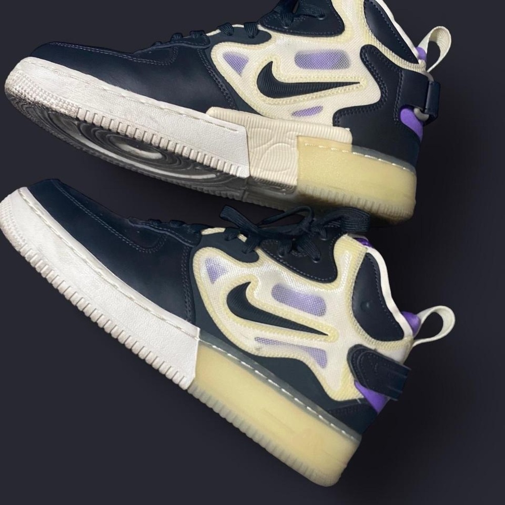 Nike Air Force 1 Mid React Off Noir Action Grape